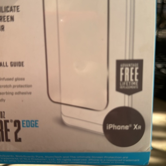BodyGuardz PURE 2 Edge screen protector for iPhone XR NEW - Picture 5 of 5